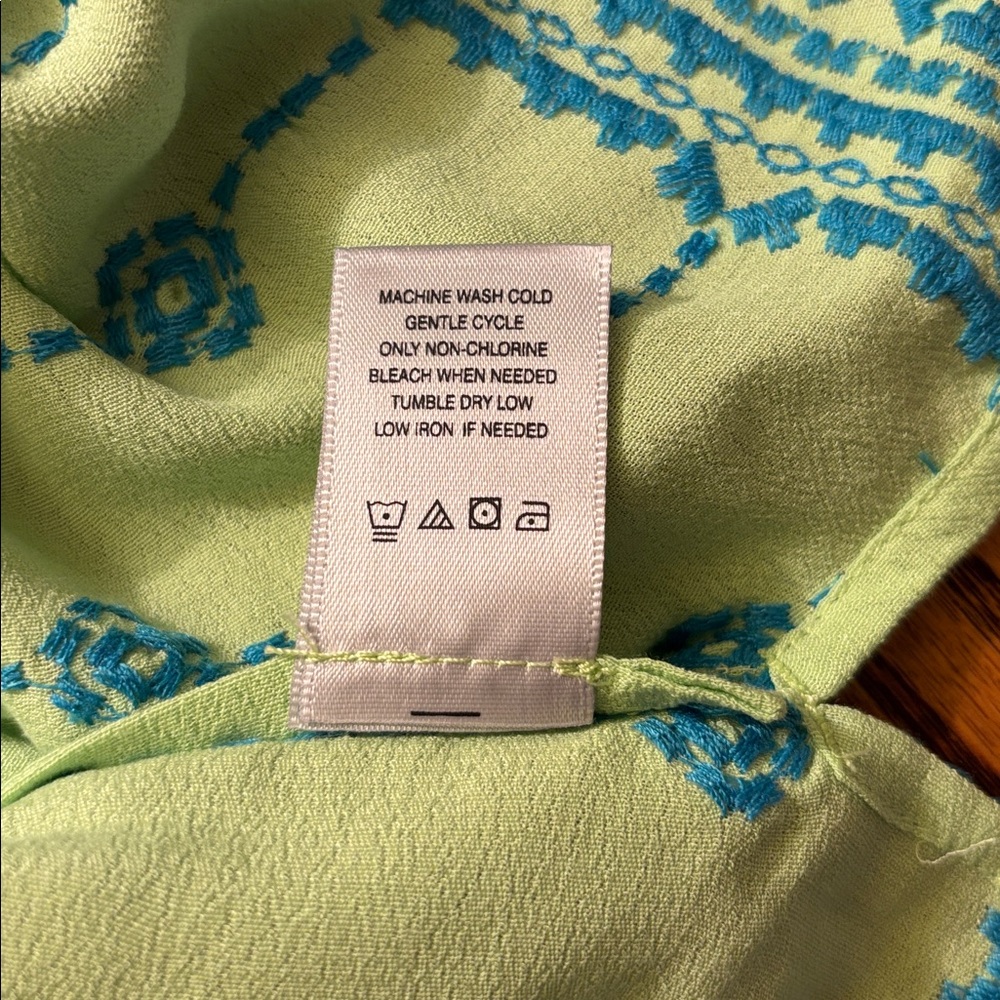 John Mark Multicolored Patchwork Top - Picture 5 of 8